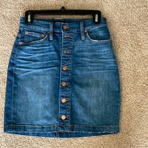 J. Crew Denim Mini Skirt 24P